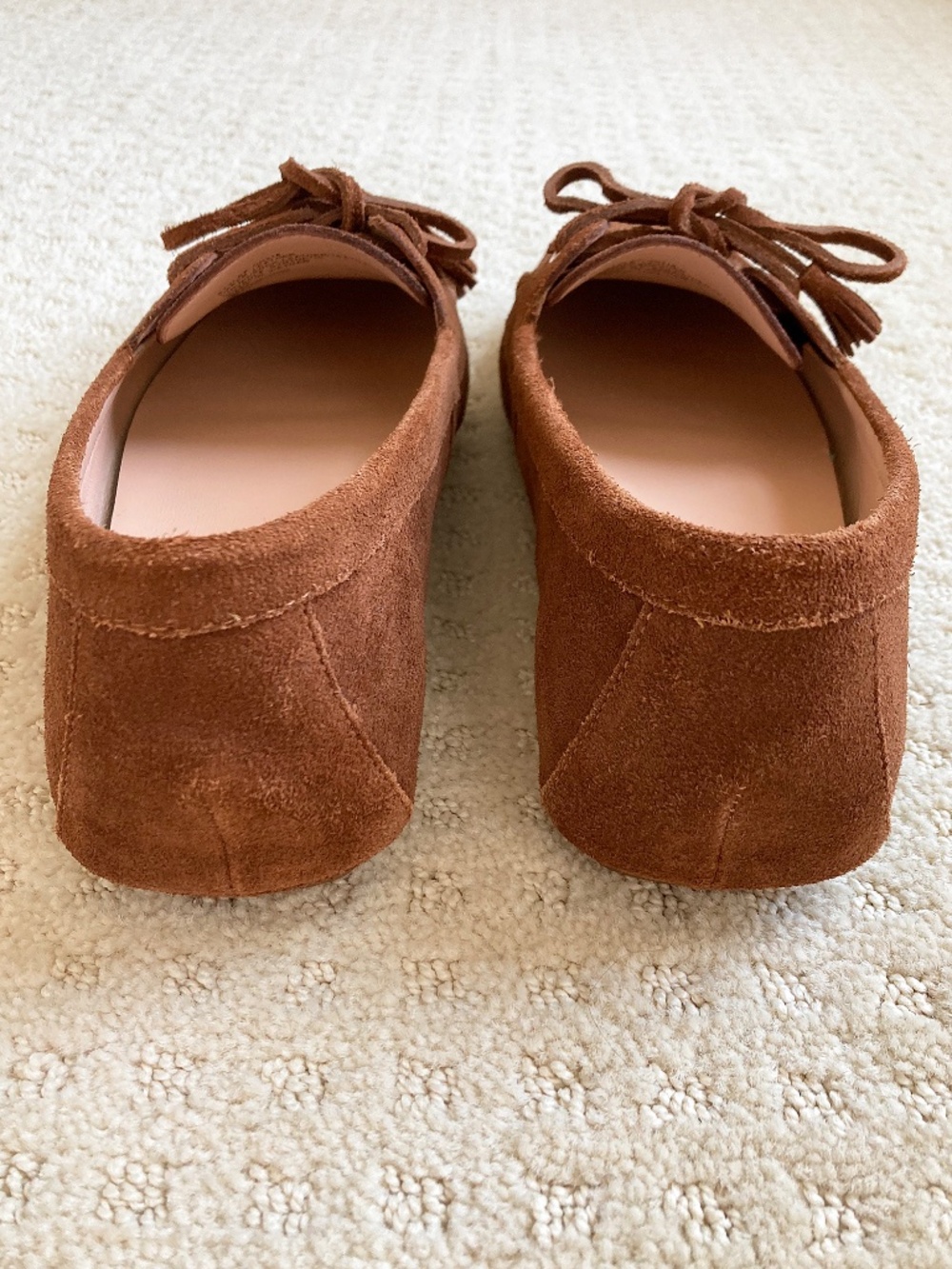 NWB J. Crew Suede Driving Loafers in English Saddle - 9 - Picture 2 of 8